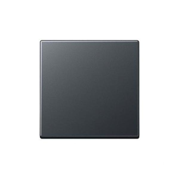 TECLA SIMPLE PARA INTERRUPTOR PULSADOR ANTRACITA MATE
