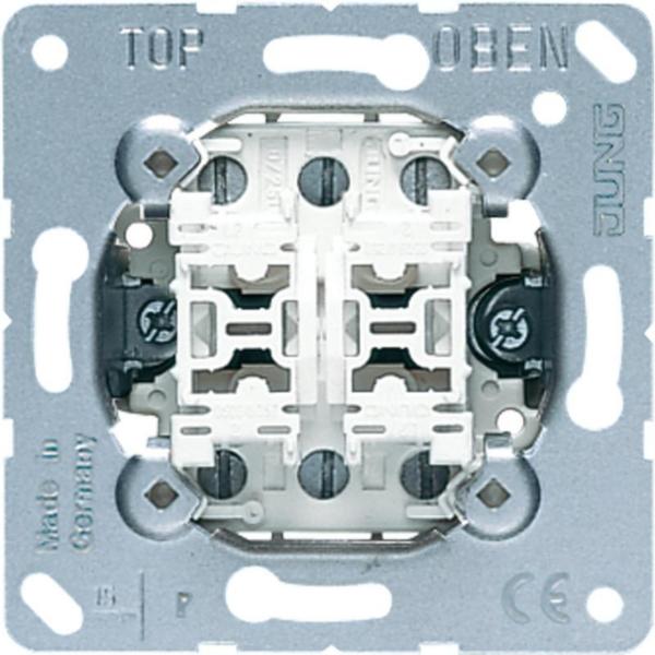 MECANISMO DOBLE PULSADOR CONMUTADOR 10AX 250V