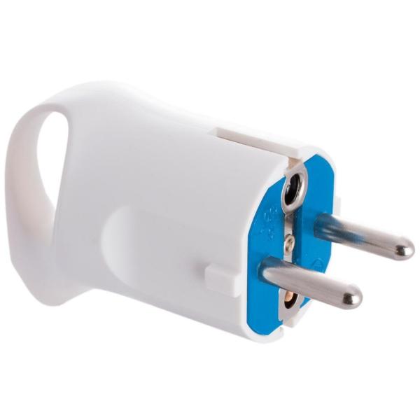 CLAV.2P+T 16A 250V DBL.SIST.TIERRA,SUJETACABLES ATBL.FÁCIL EMBOR.C/ASA,ESPG.d