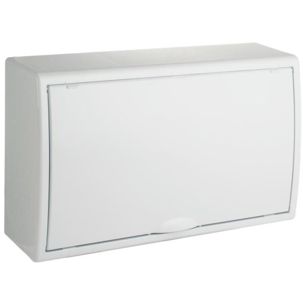 CAJA DE DISTRIBUCIN DE SUPERFICIE DE 18 ELEMENTOS 407x247x104mm COLOR BLANCO