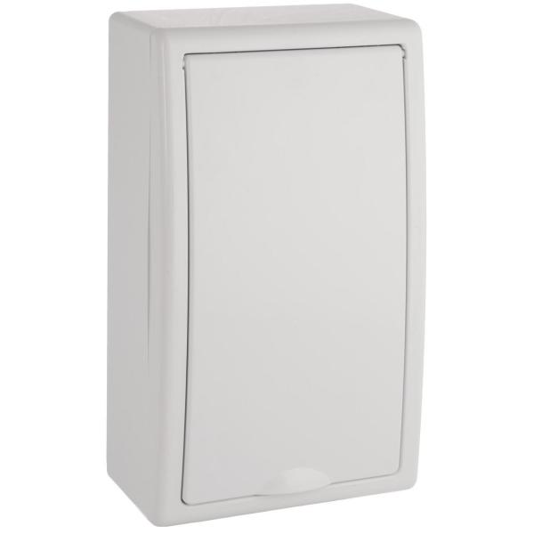 CAJA DE DISTRIBUCIN DE SUPERFICIE DE 4 ELEMENTOS 165x300x95mm COLOR BLANCO