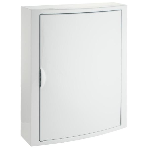 CAJA DE DISTRIBUCIN DE SUPERFICIE DE 28 ELEMENTOS 362x438x104 MM COLOR BLANCO