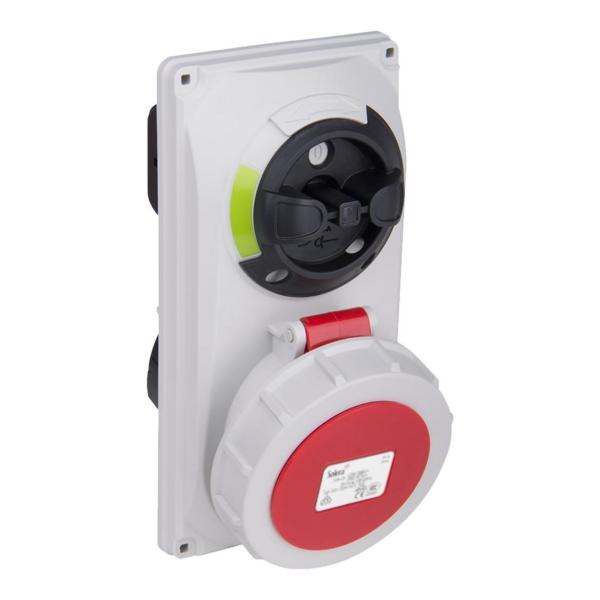 TOMA INTERBLOCANTE 3P+neutro+TT 32A 400V IP67