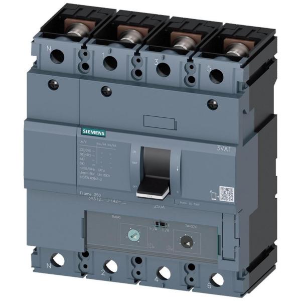 INTERRUPTOR AUTOMTICO 3VA1 36kA 4 POLOS TM240 250A PROTECCIN NEUTRO 1