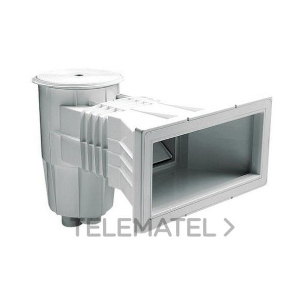 SKIMMER 15l BOCA AMPLIABLE TAPA CIRCULAR PRESIÓN BLANCO