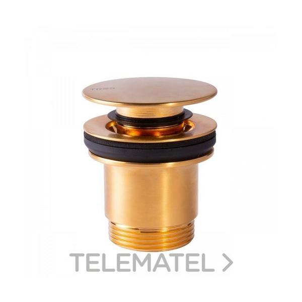 VLVULA LAVABO ORO MATE TAPN dimetro63mm CLICK-CLACK