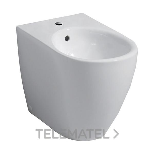 BIDÉ SUELO ICON ADOSADO PARED FORMA CERRADA BLANCO