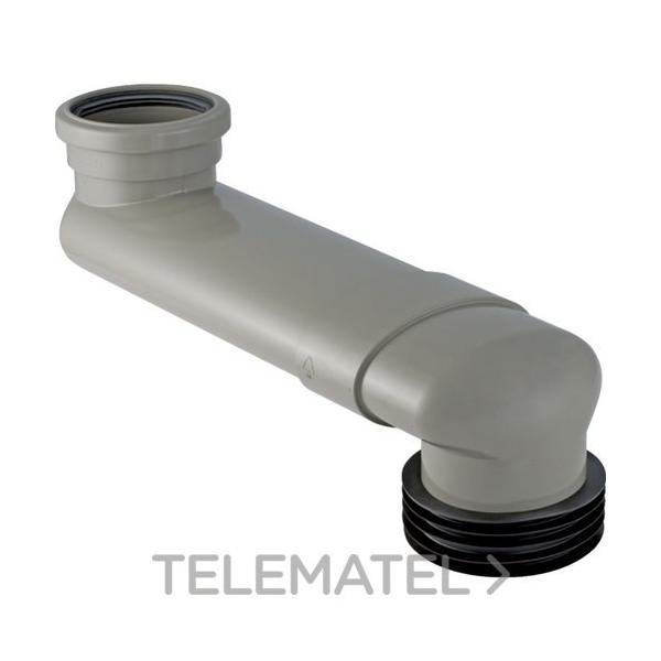 CODO DESPLAZAMIENTO DIMETRO 90/110mm PVC