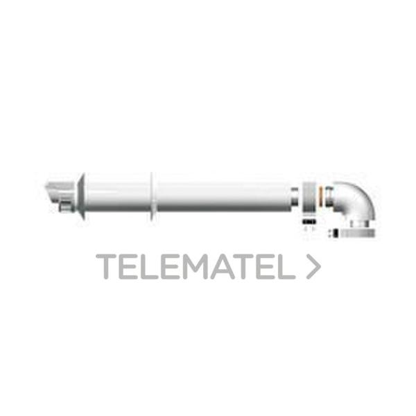 KIT DESCARGA COAXIAL HORIZONTAL DIMETRO 60/100 L1000 CONDENSACIN