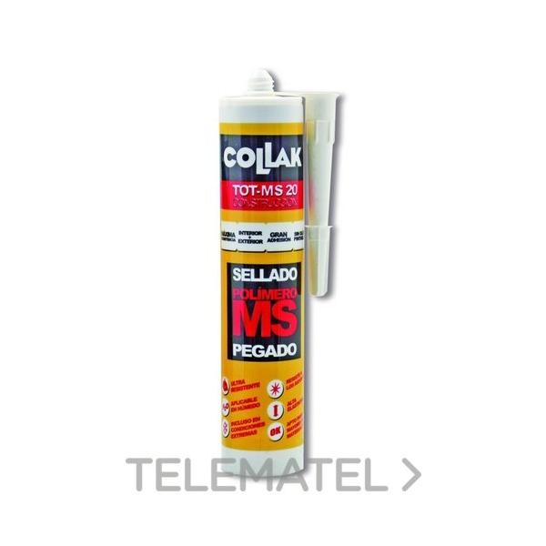 SELLADOR ADHESIVO POLMERO TOT-MS20 BLANCO 280ml