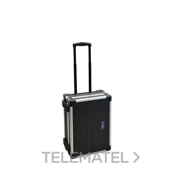 MALETA HERRAMIENTAS ABS CON RUEDAS Y TROLLER EXTENSIBLE 460x355x190
