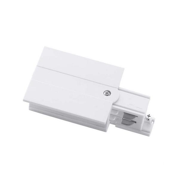 ACOMETIDA CONECTOR IZQUIERDO BLANCO CON MARCO