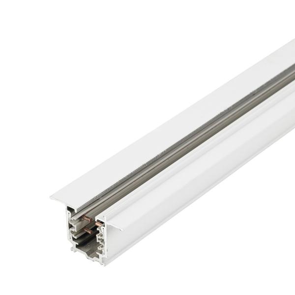 CARRIL TRIFSICO 2000mm PARA MONTAJE EMPOTRAR BLANCO