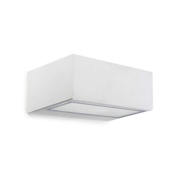 APLIQUE IP65 NEMESIS LED 90x220mm LED 17,5W 2700K BLANCO MATE 1816lm