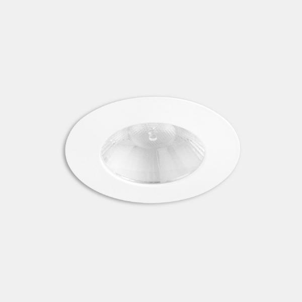 DOWNLIGHT PLAY FLAT REDONDO FIJO 6,4W 3000K CRI90 48,7 DALI-2 BLANCO IP54 658lm