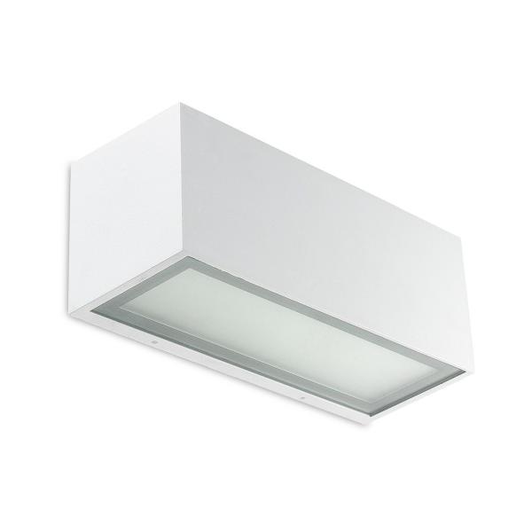 APLIQUE LIA E27 23/60W BLANCO CRISTAL SATINADO