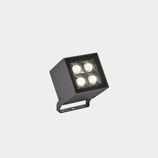 PROYECTOR IP65 CUBE PRO 4 LEDS 11,9W 2700K GRIS URBANO 1547lm