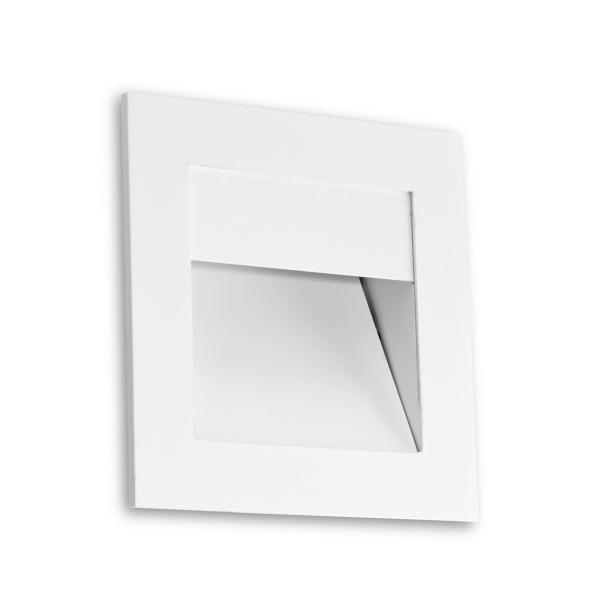 LUMINARIA EMPOTRABLE ASIMTRICA SIGN POWERLED 1,2W BLANCO