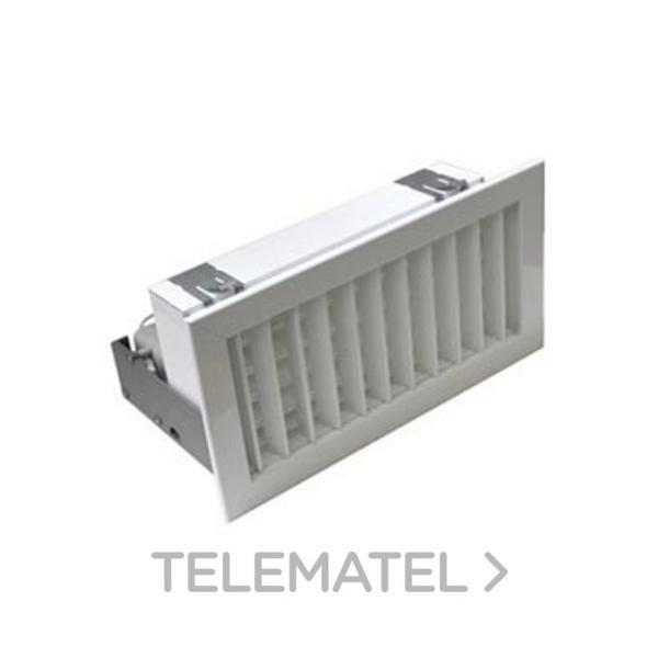REJILLA INTELIGENTE REGULACIÓN TRIPLE CLIP 400x200mm BLANCO