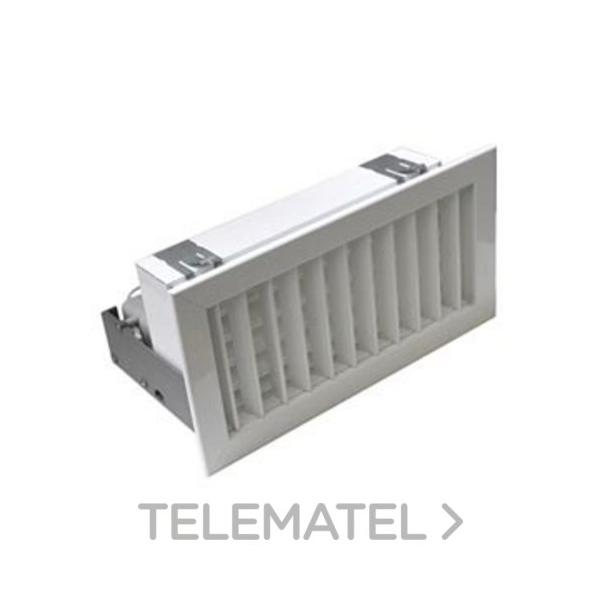 REJILLA INTELIGENTE REGULACIÓN TRIPLE CLIP 450x150mm BLANCO