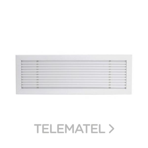 REJILLA LINEAL CLIP 1500x100mm BLANCO