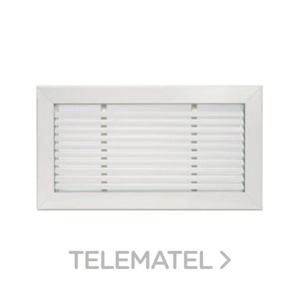 REJILLA LINEAL 15º 2 DIRECCIONES CLIP 300x150 BLANCO