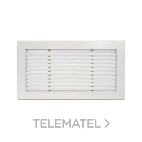 REJILLA LINEAL 15º 2 DIRECCIONES CLIP 600x150 BLANCO