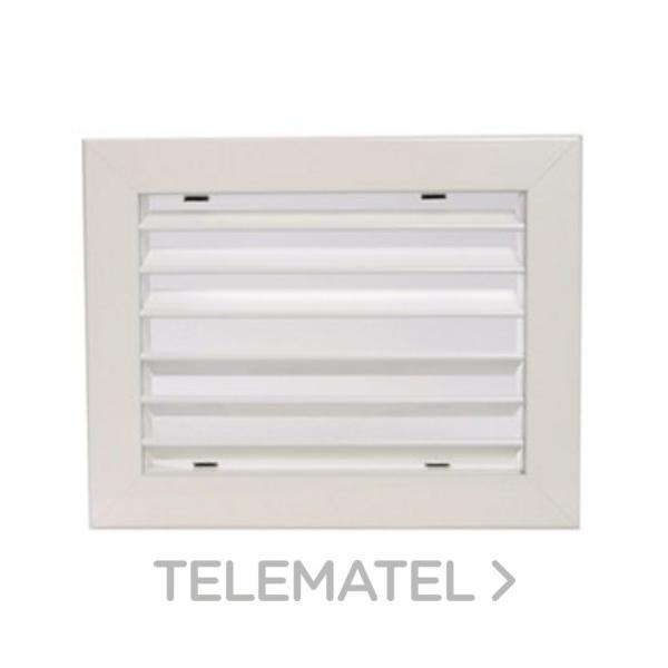REJILLA RETORNO CLIP 300x200mm BLANCO
