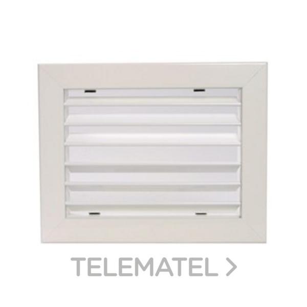 REJILLA RETORNO CLIP 400x300mm BLANCO