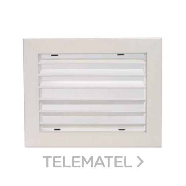 REJILLA RETORNO CLIP 450x150mm BLANCO