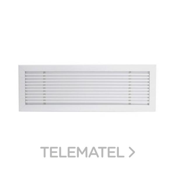 REJILLA LINEAL FIJACIÓN CLIP 1200x100mm BLANCO