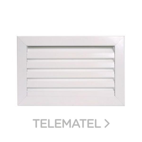 REJILLA TOMA AIRE EXTERIOR 300x300mm CLIP BLANCO