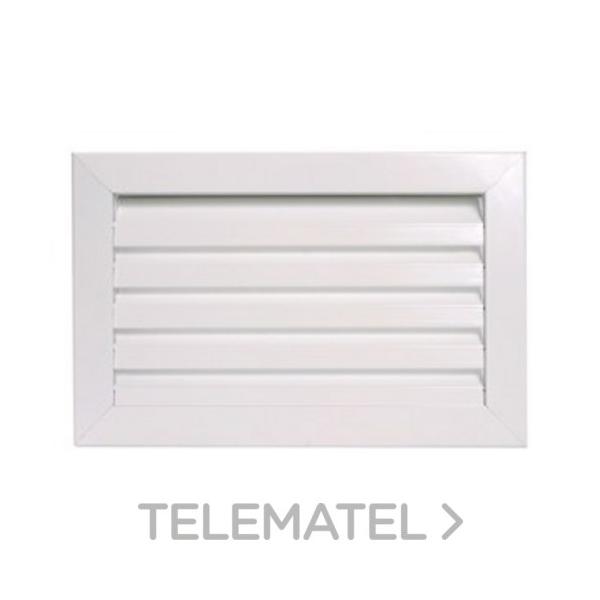 REJILLA TOMA AIRE EXTERIOR 600x600mm CLIP BLANCO