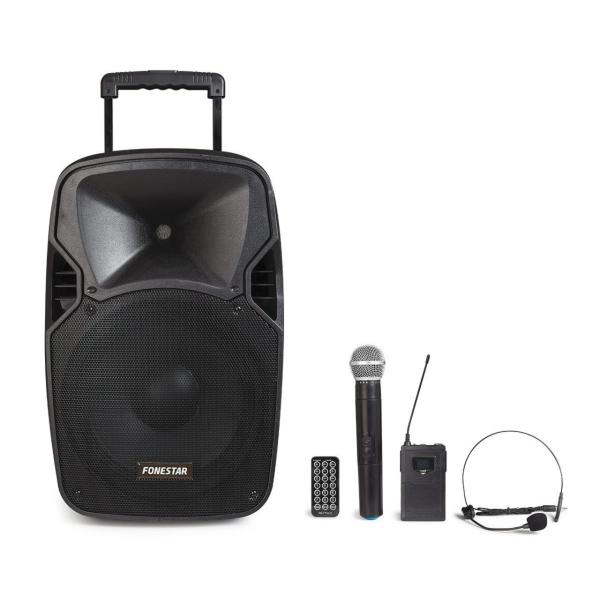 AMPLIFICADOR PORTÁTIL Malibu-212l WOOFER 12"