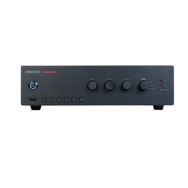 AMPLIFICADOR DE MEGAFONÍA REPRODUCTOR USB/MP3/FM 60W RMS