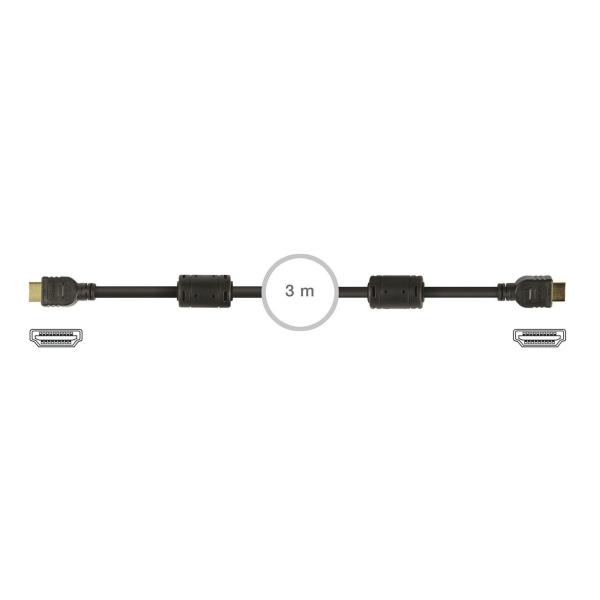 CONEXIÓN HDMI MACHO-MACHO 28AWG 3m