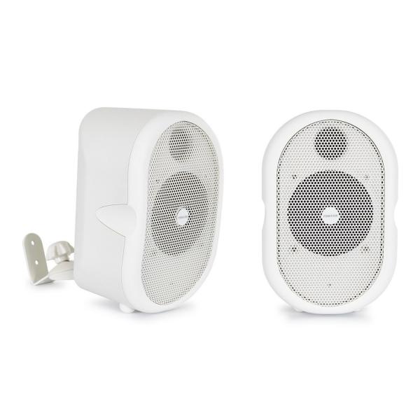 JUEGO BAFLES HI-FI AMBIENT 40W AMPLIFICADOR BLANCO (2 UNIDADES)