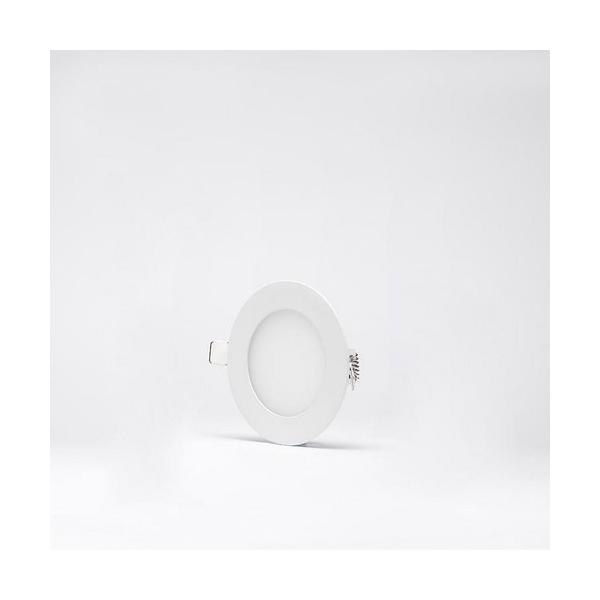 ARO EMPOTRAR ULTRAFINO LEDS 9W REDONDO BLANCO FRO BLANCO