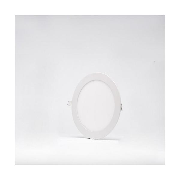 ARO EMPOTRAR ULTRAFINO LEDS 18W REDONDO BLANCO FRO BLANCO