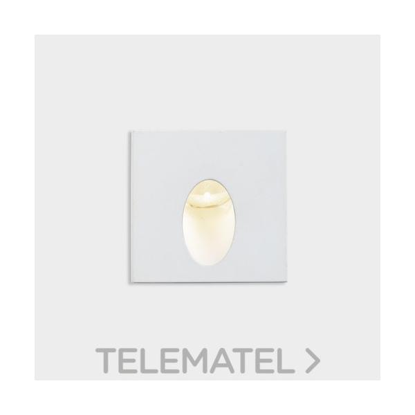 APLIQUE PARED JADEX SQ.EMP.55 X 55mm BLANCO-BLANCO 3W CRI >80 3000K NO REGBL.
