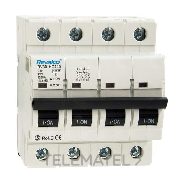 MAGNETOTRMICO 4P 10A C 10kA