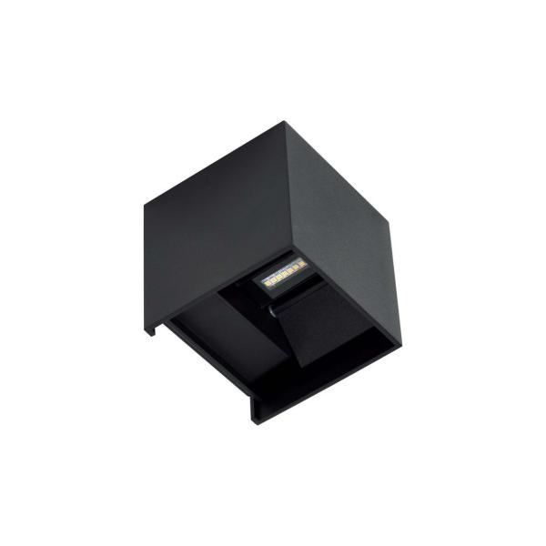 APLIQUE LEK NEGRO 6,8W 220-240V 10° 120° 3.000K IP54 530lm