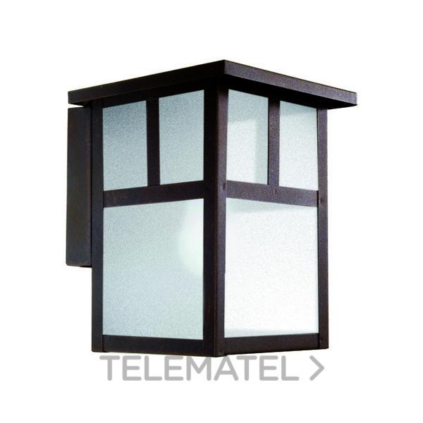 APLIQUE IP23 OSAKA E27 15W MARRÓN ÓXIDO