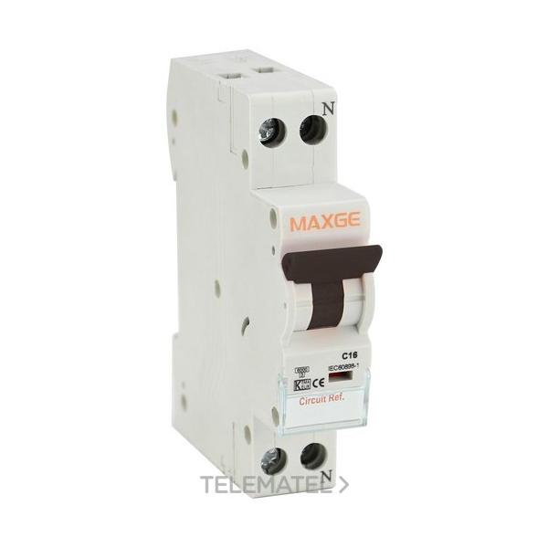 INTERRUPTOR DPN ALPHA+ INDUSTRIAL 1P+N 10A CURVA C 6kA