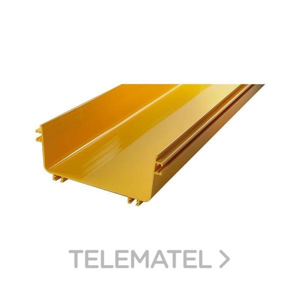 CANALETA PLÁSTICA PVC 2000x240x100mm AMARILLA 2m