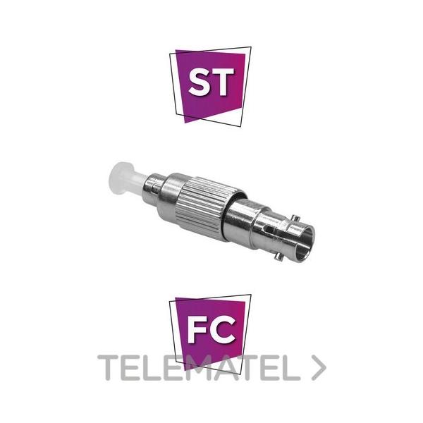 ADAPTADOR HBO.ST/H-FC/M SX,UPC SIMPLEX ZIRCONIA MET.D-TYPE TUERCA-ARANDELA(BO)