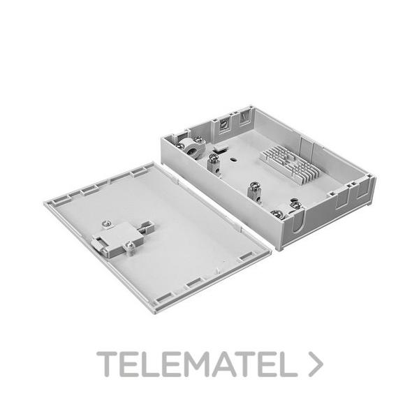 CAJA EMPALME DISTRIBUCIN INTERIOR 2x6f 152x107x31mm PLASTICO GRIS