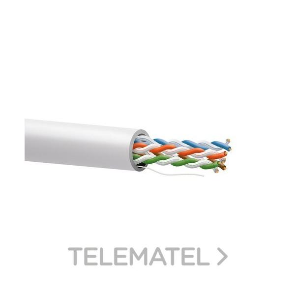 CABLE Cat5E U/UTP BC 24AWG CPR-ECA INTERIOR BLANCO (CARRETE EN CAJA 305m)