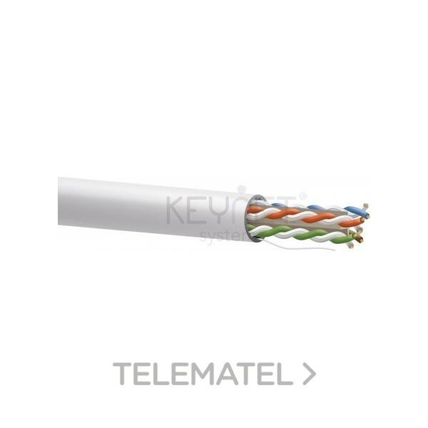 CABLE Cat6A U/UTP BC 23AWG CPR B2ca s1,d2,a1 LSZH BLANCO (BOBINA)