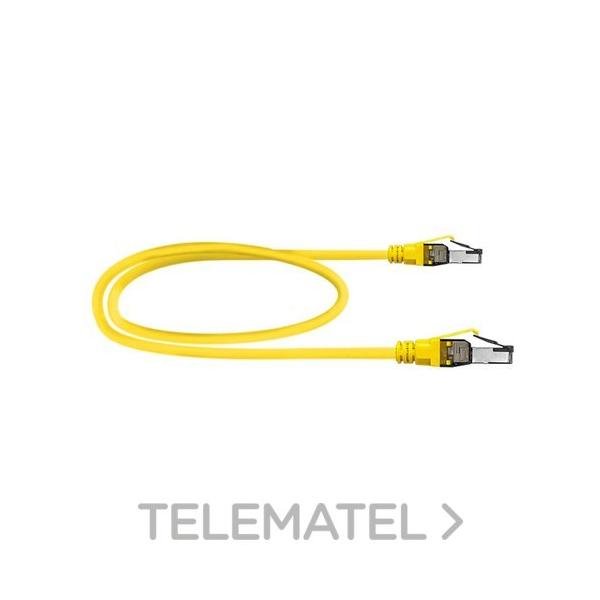 LATIGUILLO Cat8 S/FTP 24 AWG FLEXIBLE CONTACTOS 50-60" LSZH-FR BLANCO 3m